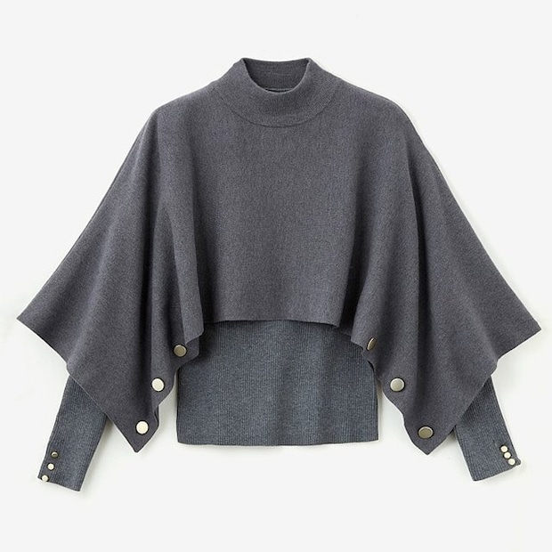 しまむら HK WORKS LONDON アンサンブルニットプルオーバー しまむらHK WORKS LONDONアンサンブルニットプルオーバー