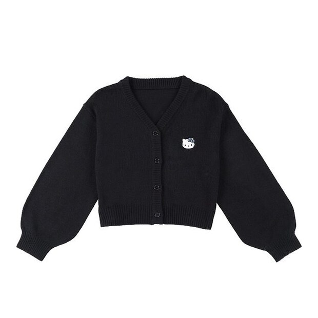 しまむら SANRIO ハローキティ ニットカーディガン しまむらSANRIOハローキティニットカーディガン