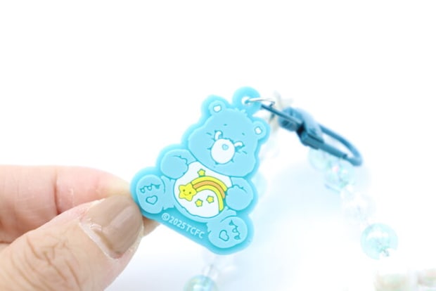 ビーズキーホルダー（ケアベア、B）　ウィッシュベア