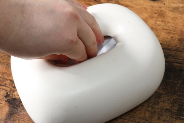 ティッシュケース　中身が少ない状態で取り出し