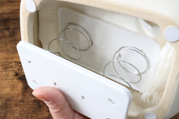 底上げスプリングホルダー（2個）　使用方法