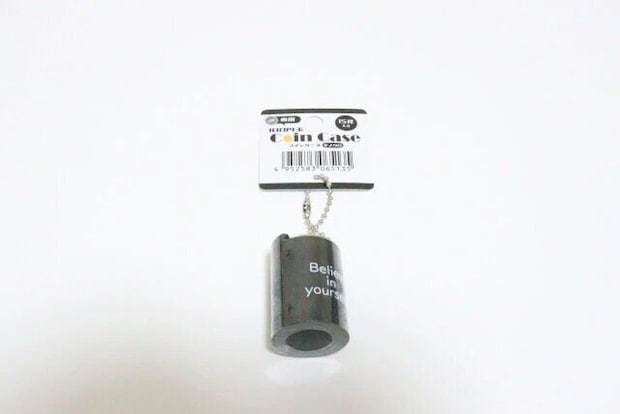 ダイソー　100円玉専用コインケース モノクロ　パッケージ