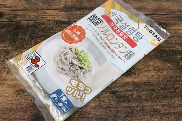 ダイソー　ソルロンタン麵　パッケージ