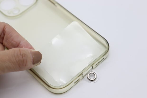 ストラップ（ポップビーズ、シート付き）　スマホシート