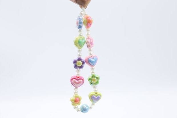 ストラップ（ポップビーズ、シート付き）　デザイン