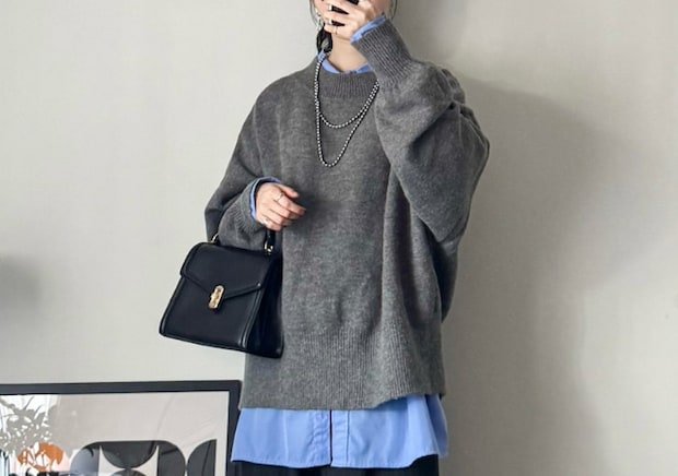 2025冬は「グレーニット」がトレンド！地味にならない！おしゃれな人の着こなし術