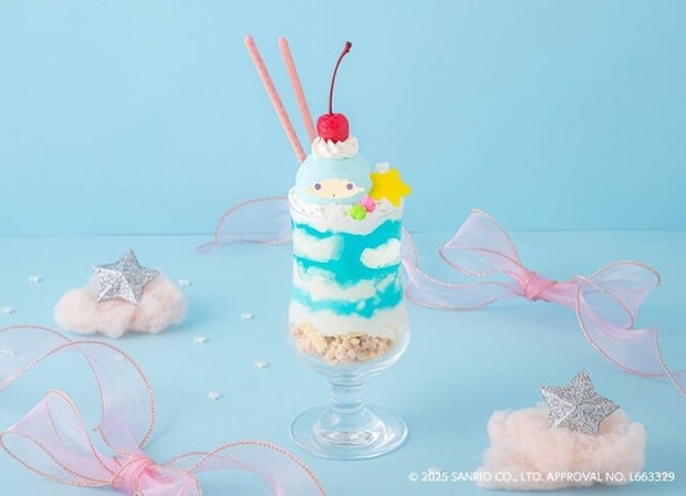 キキ＆ララのテーマカフェのパフェ キキ