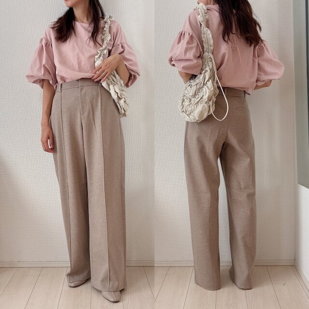 ピンクとベージュで可愛い雰囲気に