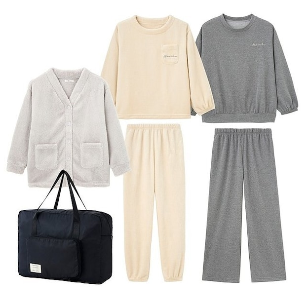 しまむらのルームウェアハッピーバッグ4点セット（MUMU＆Co.）