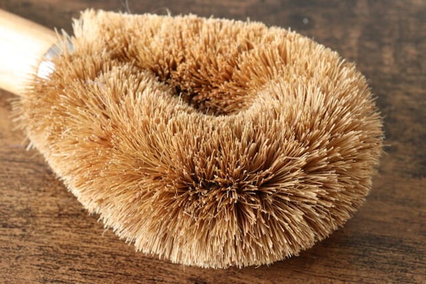 木柄たわし 素材感 木柄たわし 素材感