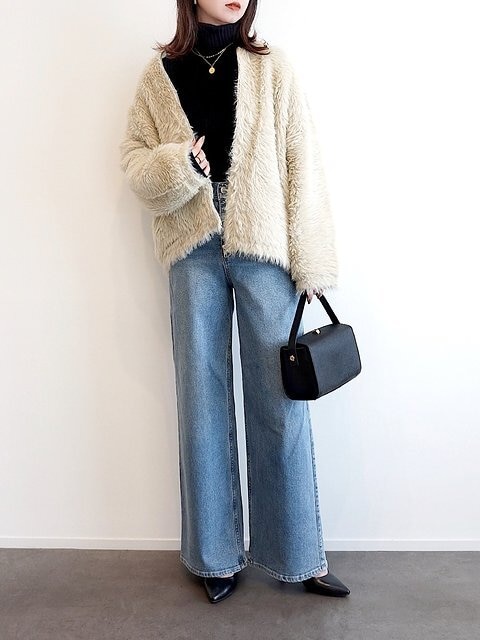 ワイドデニムコーデ1