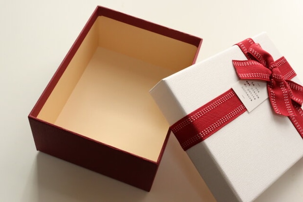リボン長方形ギフトボックス（3サイズ）　内装