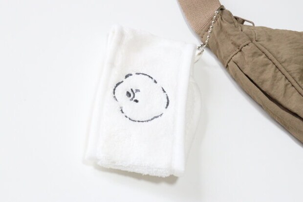 セリア もこもこカップスリーブ ボールチェーン 持ち運び セリア もこもこカップスリーブ ボールチェーン 持ち運び