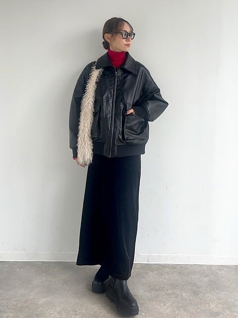 タートルネック コーデ タートルネックコーデ3