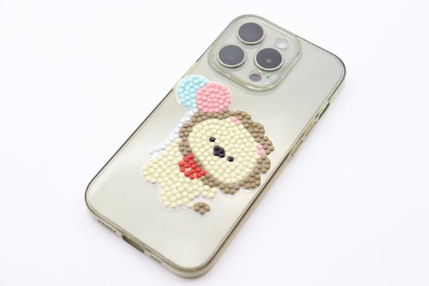 ビーズアートシールキット　スマホに貼り付け