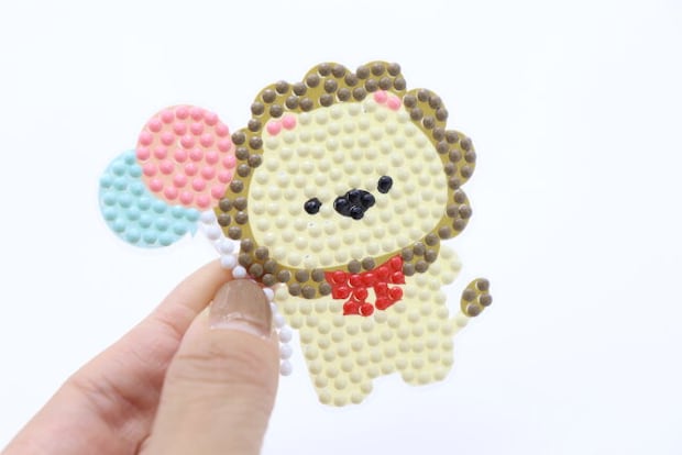 ビーズアートシールキット　完成