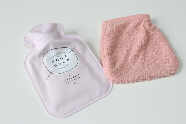 セリアのソフト湯たんぽとソフト湯たんぽカバーのビジュアル