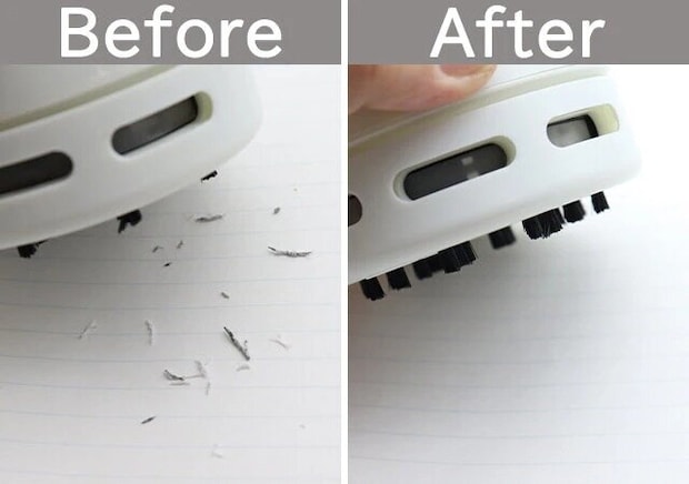 ダイソー　乾電池式卓上クリーナー