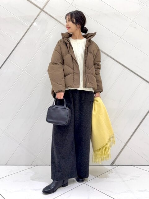 コンパクトダウンコーデ 2025冬大人可愛いコンパクトダウンコーデ