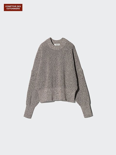 ユニクロ コットンリラックスクルーネックセーター ユニクロのコットンリラックスクルーネックセーター