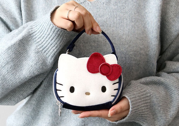 手のひらサイズ ブリルミーハローキティミニコスメポーチ手のひらサイズ