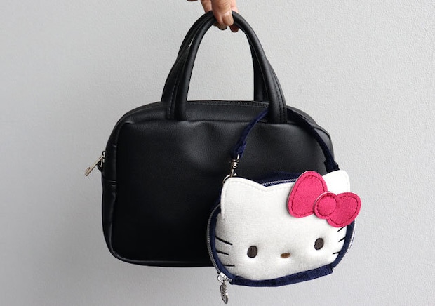 ストラップ付き ブリルミーハローキティミニコスメポーチストラップ付き