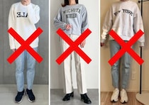 手抜きに見えるからやめて！大人が「ロゴスウェット」を着るとき知っておくべきNG＆OKコーデ