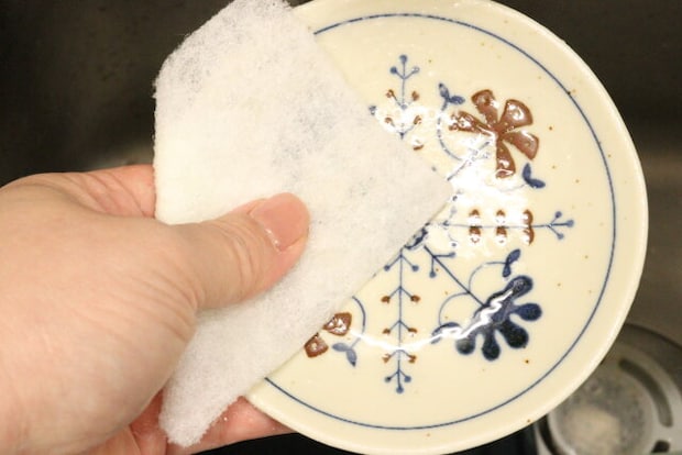 ダイソーのシートたわしは泡立ちが良い