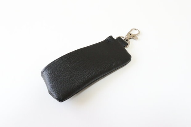 キーホルダー付き 革風キーケース キーホルダー付き 革風キーケース