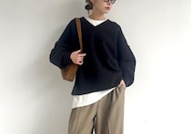 冬はシックな「黒ニット」が制服♡こう着れば垢抜ける！大人のキレイめカジュアルコーデ