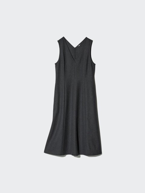 ブラッシュドジャージーワンピース 2025冬ユニクロレディースブラッシュドジャージーワンピース