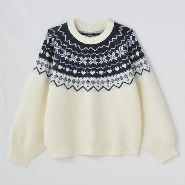 しまむらのニットプルオーバー（瞬間seju）