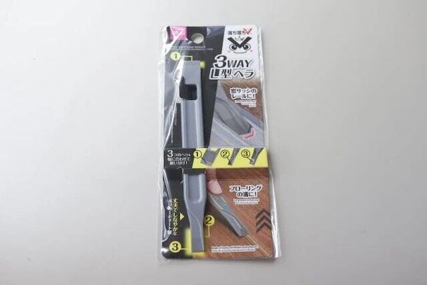 ダイソー　3WAY L型ヘラ（落ち落ちV）　パッケージ