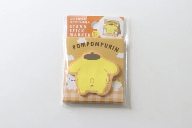 ダイソー　立てて使えるダイカットふせん PN イエロー　パッケージ