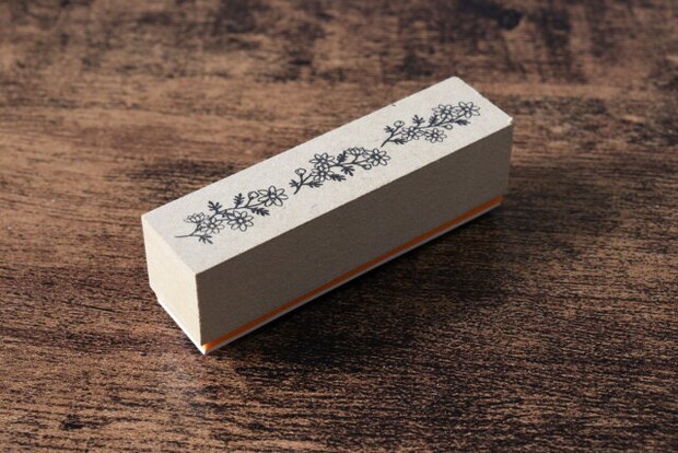 すたんぷの世界（6cm×1.5cm、ボタニカル）