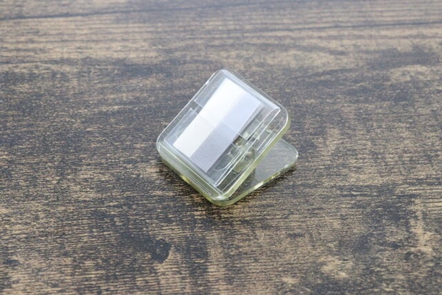 クリップ付箋（グレージュ系、2色×30枚）