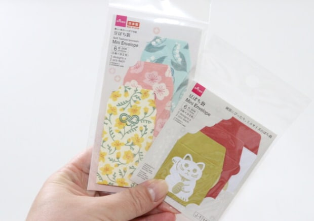 このサイズが意外と便利！デザインも可愛すぎる…♡ミニミニサイズの100均ぽち袋