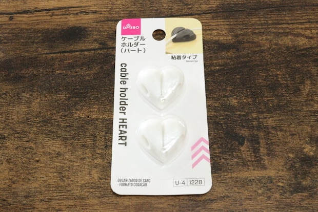 ケーブルホルダー（ハート）　パッケージ