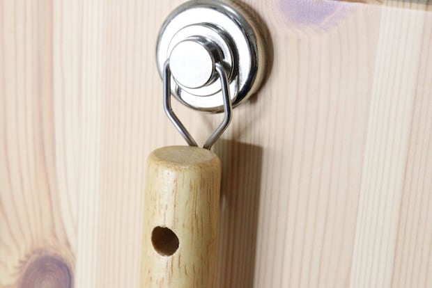 ダイソー 木柄PPたわし 収納 ダイソーの木柄PPたわし収納