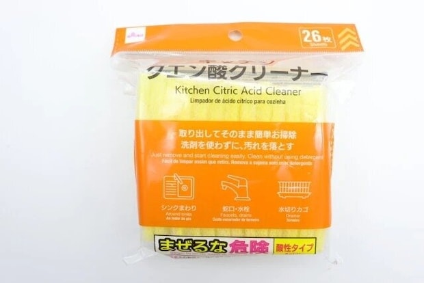 ダイソー　キッチンクエン酸クリーナー（26枚）　パッケージ