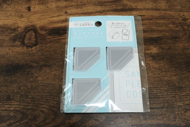 セリア サンプルコスメクリップ3P C セリアのサンプルコスメクリップ3P Cのパッケージ