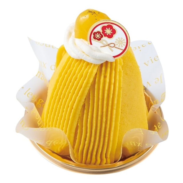 シャトレーゼの賀正ケーキ 栗きんとんモンブランのビジュアル