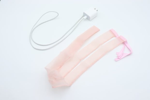 セリア コードソックス シフォン セリアのコードソックス シフォンと充電ケーブル