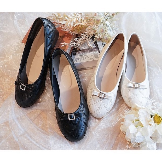 しまむらのキルティングパンプス（kanna）