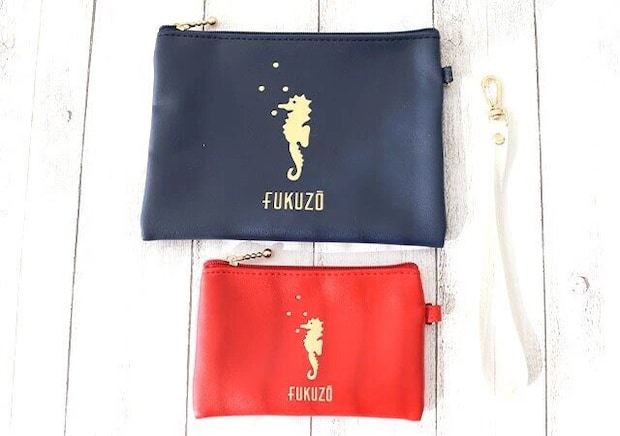 FUKUZO [フクゾー] ストラップつきレザー調ポーチセット