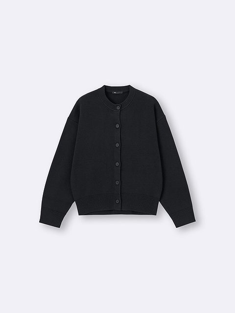 GU スウェットライクニットドルマンスリーブカーディガン GUのスウェットライクニットドルマンスリーブカーディガン