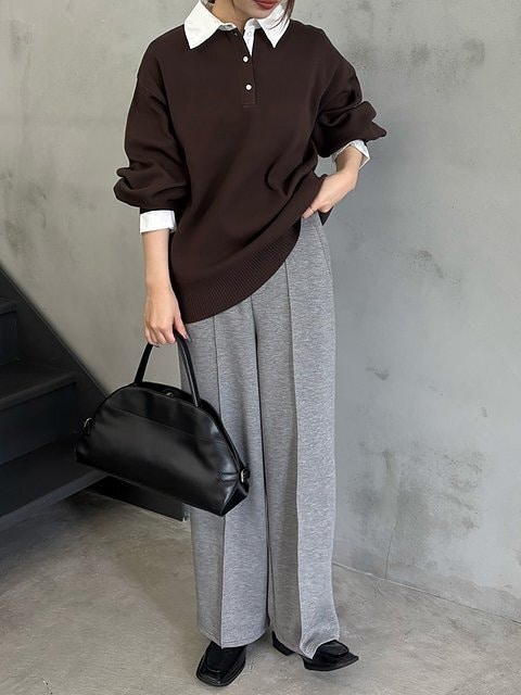 スウェットパンツ コーデ スウェットパンツコーデ1