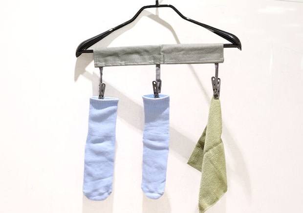 ハンガー取り付けピンチ　使用例