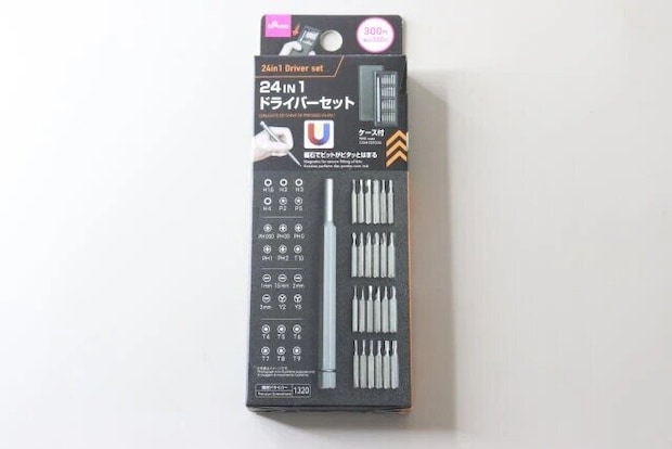 ダイソー 24IN1ドライバーセット(ケース付) パッケージ ダイソー 24IN1ドライバーセット(ケース付) パッケージ
