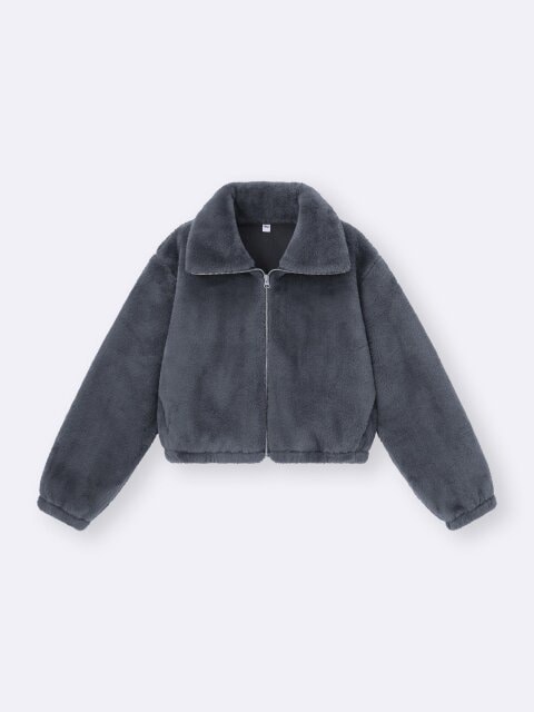 フラッフィーブルゾン 2025gu冬女性おすすめフラッフィーブルゾン